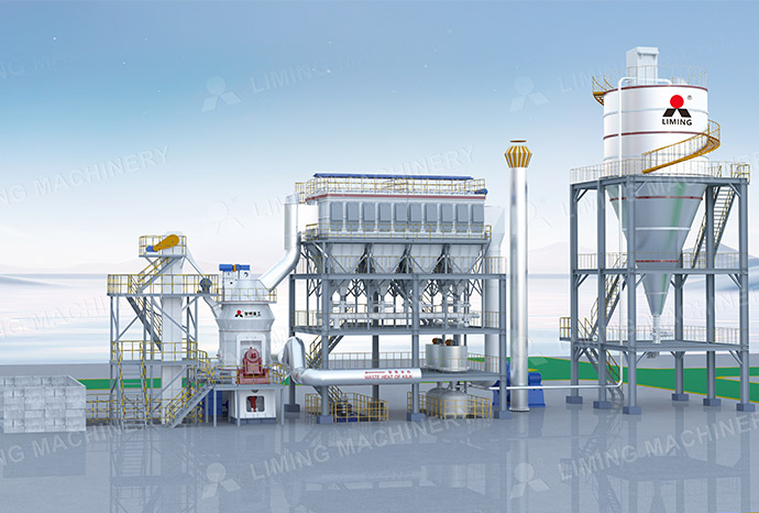 Угольная вертикальная роликовая мельница